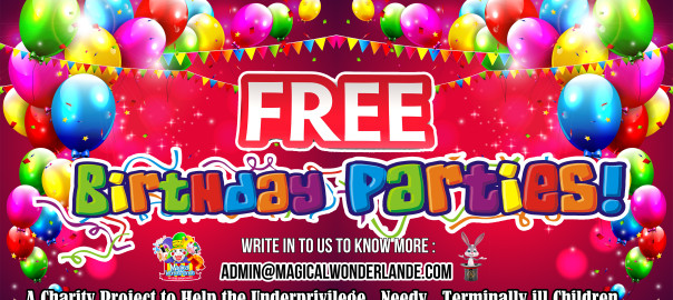 FREE Birthday Party – Magical Wonderlande